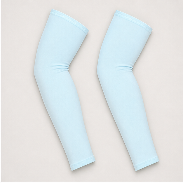 Sun Protection Arm Sleeves for Men and Women, Compression Cooling Sun Sleeves to Cover Arms-Fitting for (Sports) - back view