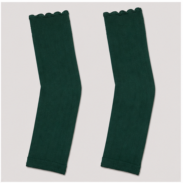 Outdoor Arm Sleeves for Women Polyester Long Arm Sleeves for Sun Protection - back view