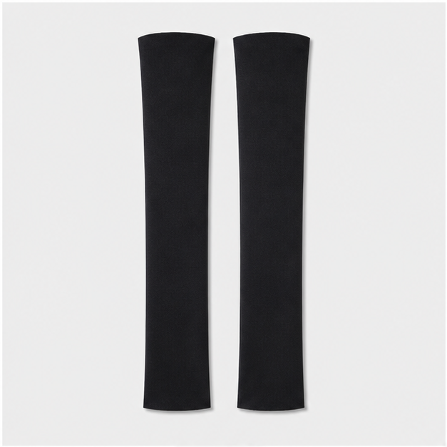 Thermal Fleece Arm Warmer Elastic Warm Arm Elbow Sleeves Winter Elbow Length Fingerless Elbow Support Brace Arm Wrist Protector Long Sleeve Warmers Muffs for Women Men Cycling, Arthritis Pain Relief - front view