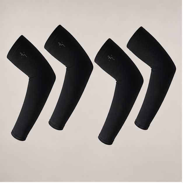 Arm Sleeves UV Protection,Arm Warmers Support Stretchy Anti-slip,Compression Sleeves to Cover Arms Womens Mens Youth for Covering Tattoo Basketball Running Cycling Gardening Outdoor - front view
