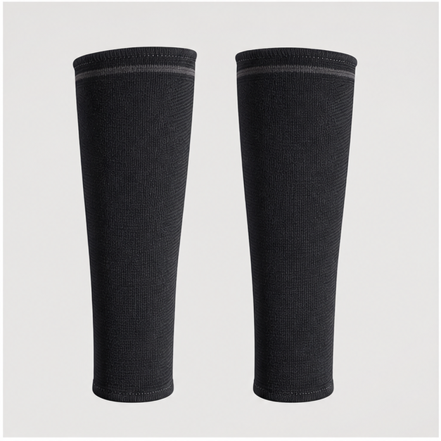 One Pair Comfortable Volleyball Arm Sleeves Protection Effective Breathable Arm Sleeves Sports Compression Arm Elbow Sleeves for Volleyball Cycling Basketball - back view