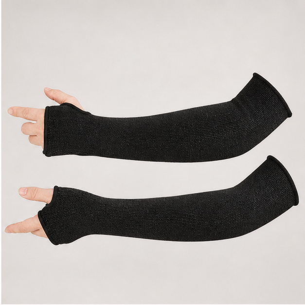Arm Sleeves Arm Protectors Cut Heat Burn Resistant Sleeve,Anti Abrasion for Thin Skin and Bruising Garden Kitchen Farm - back view